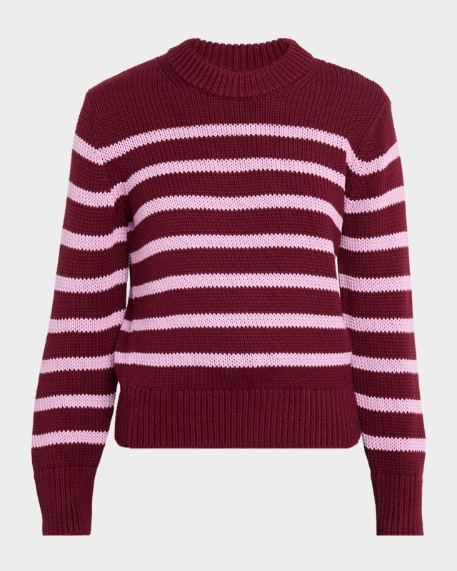 Alise Stripe Crewneck Sweater